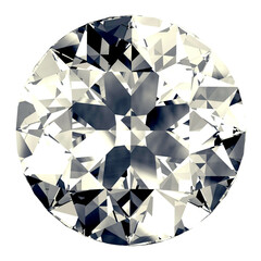 Poster - diamond gem 3d render (high resolution 3D image)