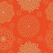 Chinese style floral seamless pattern. Flat vector design