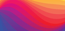 Abstract Colorful Gradient Wavy Background