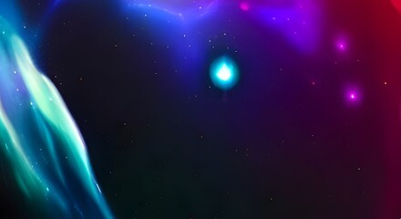 Wall Mural - science fiction wallpaper. Beauty of deep space. Colorful graphics for background, clouds, night sky, universe, galaxy, Planets,