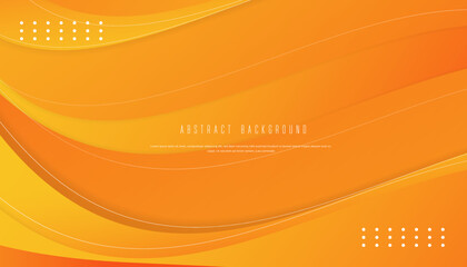 Wall Mural - abstract wave green background template vector