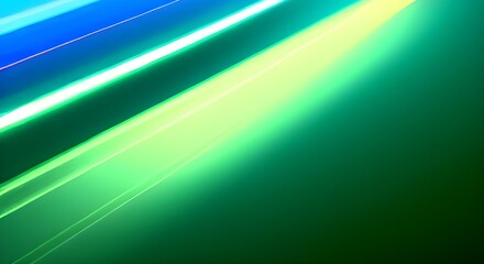 Poster - futuristic technology lines background with light effect