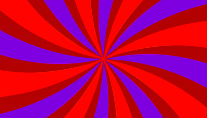 Poster - Circus poster, pinwheel background, rays