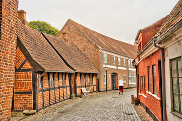 Sticker - Ribe, Denmark, HDR Image