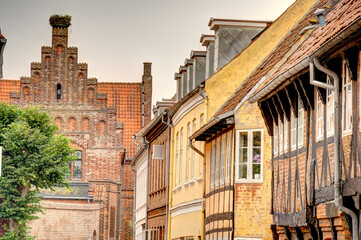 Sticker - Ribe, Denmark, HDR Image