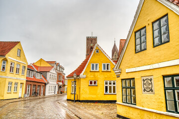 Canvas Print - Ribe, Denmark, HDR Image