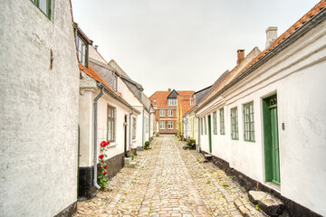 Sticker - Ribe, Denmark, HDR Image