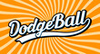 © png-jpeg-vector - Dodgeball word retro.Dodgeball vintage word.