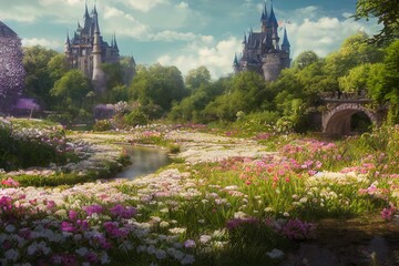 Wall Mural - Fairytale land