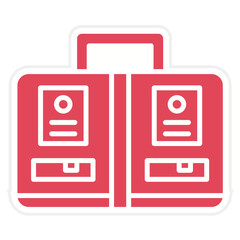 Sticker - Luggage Icon Style