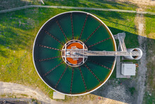 Top-down Of A Water Treatment Facility