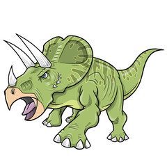 Poster - Triceratops Dinosaur PNG file transparent background