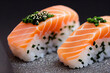 Delicious, tasty Japanese Sushi Nigiri, Sushi, Nigiri, 3d representation