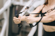 © Kritdanai - Asian female fitness athlete in gym