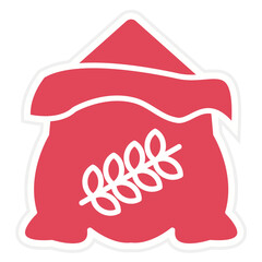 Sticker - Wheat Sack Icon Style