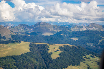 Canvas Print - Survole de la Suisse et des Alpes en petit avion