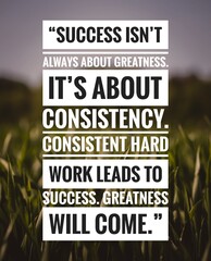 Wall Mural - success life quote 