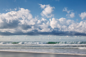 Poster - USA, California, La Jolla, Waves at La Jolla Shores beach