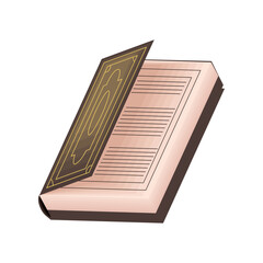 Poster - book hardcover icon