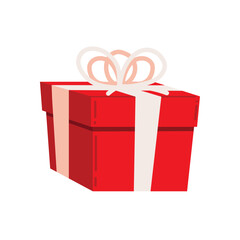 Sticker - red gift box