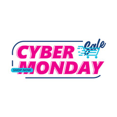 Wall Mural - cyber monday sale offer