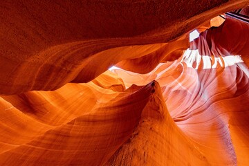 Canvas Print - Arizona Antelope red Canyon walls