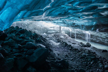 Melting Ceiling Of Ice Cave