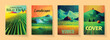© Juan - Golden Rice field at summer breeze template for banner and poster