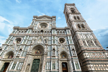 Sticker - Duomo or Basilica di Santa Maria del Fiore and sky, Florence, Italy