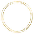 Leinwandbild Motiv golden circle frame