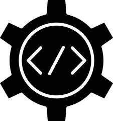 coding gear Vector Icon
