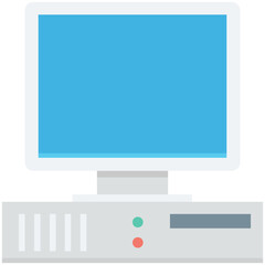 Sticker - Computer Colored Vector Icon