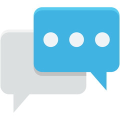 Poster - Speech Bubbles Colored Vector Icon