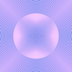 Aufkleber - Pattern of pink lines on a blue background. Creative design. 3d rendering digital illustration