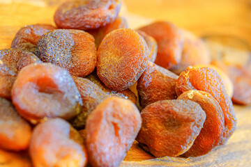 Wall Mural - Studio shooting dried apricots, natural and healthy