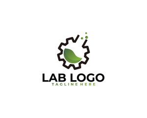 science lab logo icon vector isolated