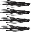 © Yohan - Set of black vector brush strokes, Paint brush, Grunge design, Background for text