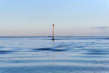 Poster - Etel river mouth in Morbihan coast