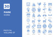 © Talha D - Park icons collection.