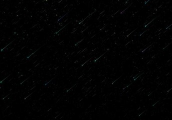 Wall Mural - starry sky night nebula cosmic flares universe planet