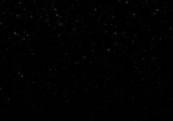 Wall Mural - starry sky night nebula cosmic flares universe planet