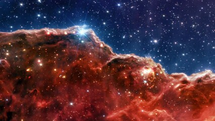Wall Mural - carina nebula. star-forming region in the deep space. gas accumulations in outer space. james webb t