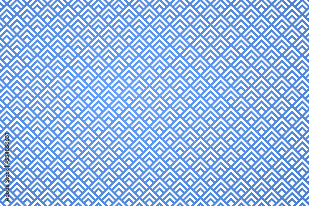 Blue wave pattern. Background material, illustration, traditional ...