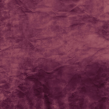 Elegant burgundy or maroon pink background with vintage grunge texture. Old pink paper. Light and dark pink website backdrop. Distressed textured paper background design of wrinkled crumpled creases.