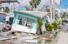 Mobile Homes Destroyed By Hurricane Ian Fort Myers FL