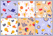 © Sonulkaster - Pattern decoration design set with work elements