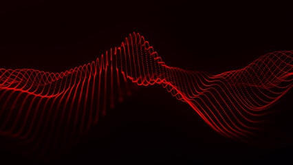 Technology background. Abstract digital combination dots. Network connection structure. 3d Widescreen