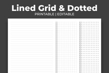 Lined Grid & Dotted Paper