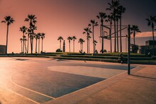 Venice Beach Basketball Court Usa 