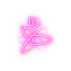 Wall Mural - cold fusion neon icon
